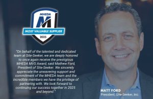 President Matt Ford of Site-Seeker comments on 8th MVS award